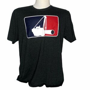 Gas and Oil Mens Pipeliner Tshirt Next Level Gray Size XXL 2XL